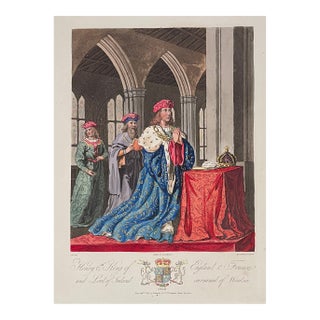 1815 Henry IV Hand Colored Engraving For Sale