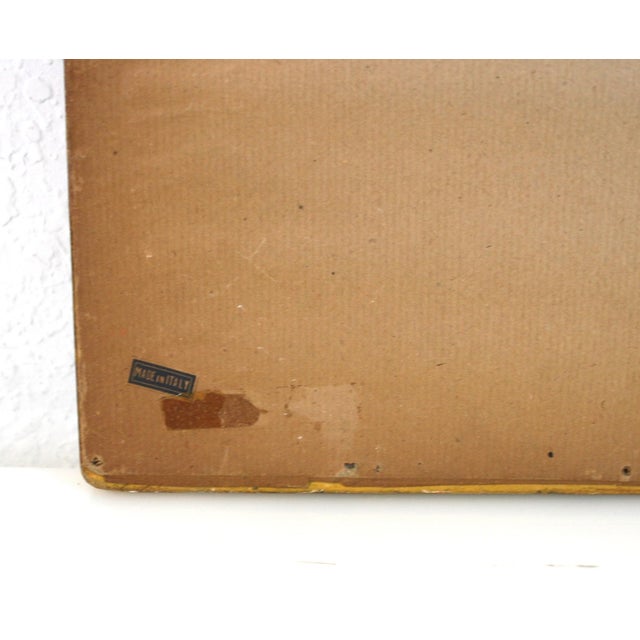 Early 20th Century Framed Italian Watercolor Street Cry Traveling Pastry Chef Painting "Pasticcere Ambulante" For Sale - Image 12 of 12