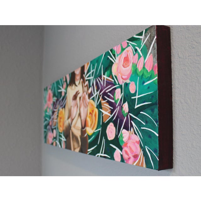 Original Watch Your Fingers Oil Acrylic Painting On Canvas By