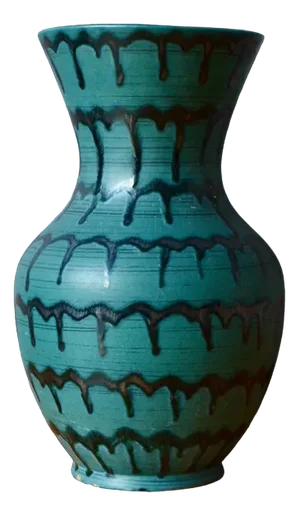 Green and Black Vase from Carstens Tönnieshof, 1960s