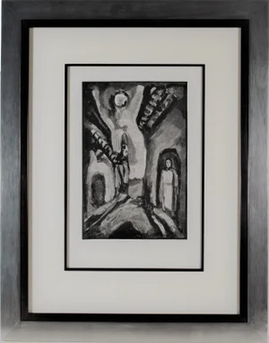 Georges Rouault, Christ a la Porte, Face a Face, from La Passion, 1939