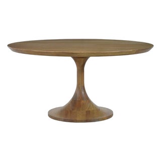 Custom Made French Modern Tulip Dining Table - 50" For Sale
