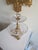 Glass Tiered Crystal Tazza With Gilt Metal Stand For Sale - Image 7 of 10