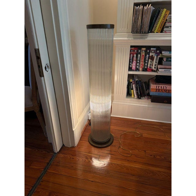 Metal Julian Chichester Cylindrical Floor Lamp For Sale - Image 7 of 7