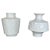 Op Art Biscuit Porcelain Vases from Edelstein Bavaria, Germany, 1970s, Set of 2 For Sale - Image 18 of 18