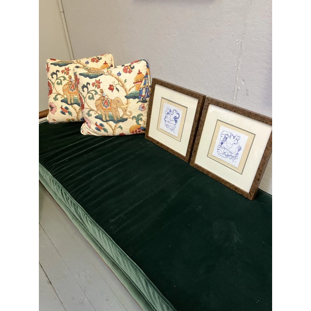 1980s 1980’s Two Original Wayne Cunningham Abstract Pen and Ink Drawings - Set of Two For Sale - Image 5 of 5