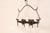French Mid 20th Century French Hammered-Metal Oblong Chandelier For Sale - Image 3 of 9