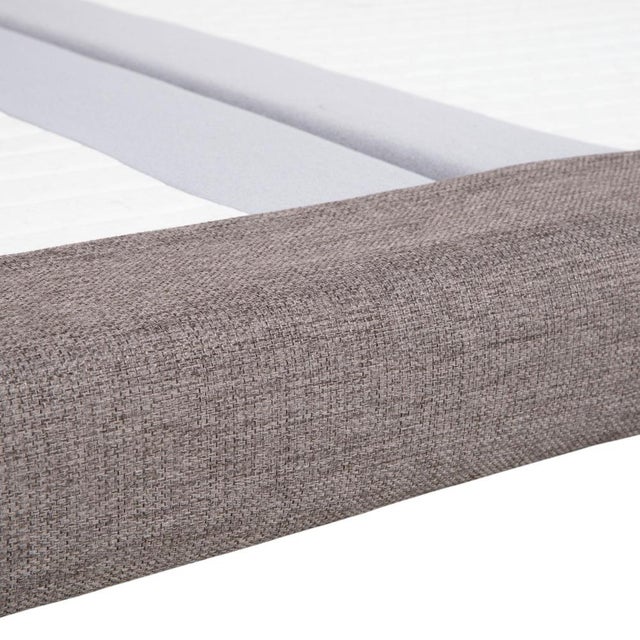 Modern Fabric Bed in Grey from Riposana Puro For Sale - Image 3 of 11