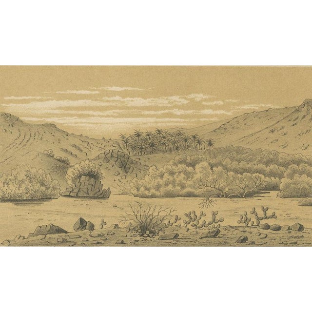 After Karl Martin, Aruba Landscape & Mountain Views, Dutch West Indies, 1888, Prints, Set of 2 For Sale - Image 4 of 10