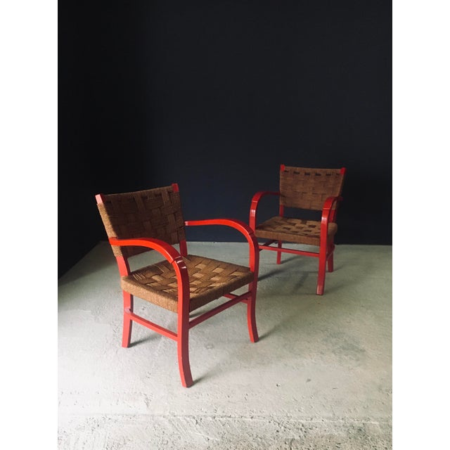 Mediterranean Armchairs, France, 1950s, Set of 2 For Sale - Image 6 of 18