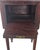 Antique French 1920s Marble Top Nightstand Mahogany Bedside Cabinet For Sale - Image 13 of 18