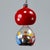 This charming mushroom-shaped Christmas ornament, dating from the early 20th century (Germany), is a gem of Christmas...