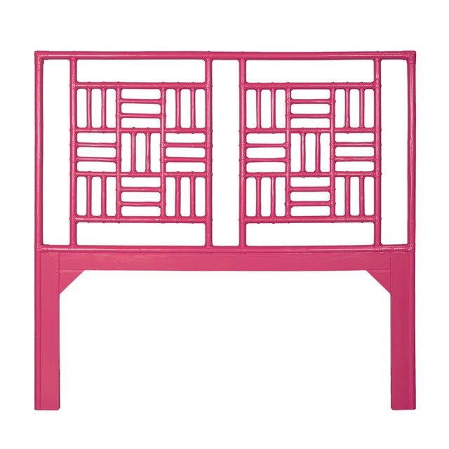 Not Yet Made - Made To Order Finn Platform Bed Queen - Pink For Sale - Image 5 of 12