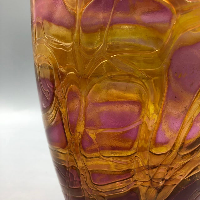 Art Nouveau Vase Pink For Sale - Image 9 of 17