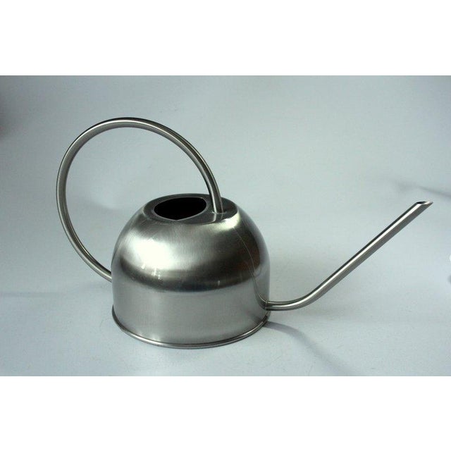 Mid-Century Modern Stainless Steel Watering Can - Ideal for Orchids and Cactus - Vintage For Sale - Image 3 of 7