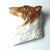 Mid-Century Modern Vintage Lassie Hollywood's Dog Actor/ Figurine Wall Mount For Sale - Image 3 of 6