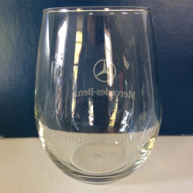 Libbey Glass Co. Mercedes Von Housen Wine or Cocktail Glasses - Set of 5 For Sale - Image 4 of 13