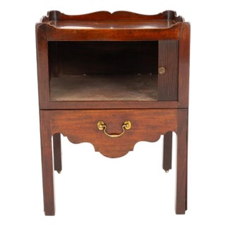 Georgian Bedside Cabinet in Mahogany, 1800 For Sale