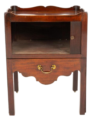 Georgian Bedside Cabinet in Mahogany, 1800