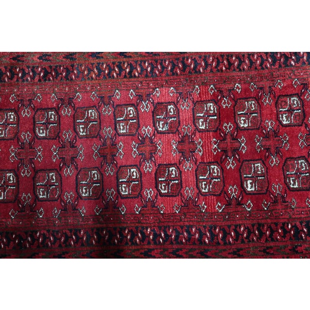 1960s, Handmade Vintage Afghan Ersari Runner 3.5' X 9.2' For Sale - Image 13 of 18