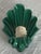 Mid-Century Modern Ceramic Seashell Wall Sconce, 1950s For Sale - Image 3 of 12