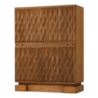 Niagara Cabinet in Oak by Maison Aurora, Belgium, 1975 For Sale