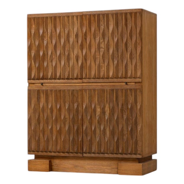 Niagara Cabinet in Oak by Maison Aurora, Belgium, 1975 For Sale