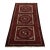 Baloch Rug 3’8” X 6’9” Red Wool Vintage Tribal Hand-Knotted Oriental Carpet For Sale