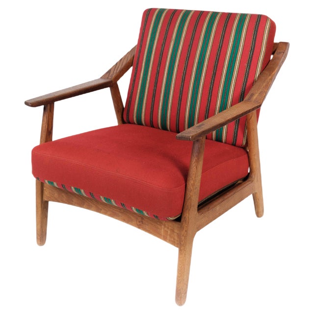 Oak Armchair by H. Brockmann Petersen, 1960s For Sale
