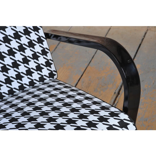 Czech Art Deco Beech Armchair by Koželka and Kropáček, 1930s For Sale - Image 4 of 14