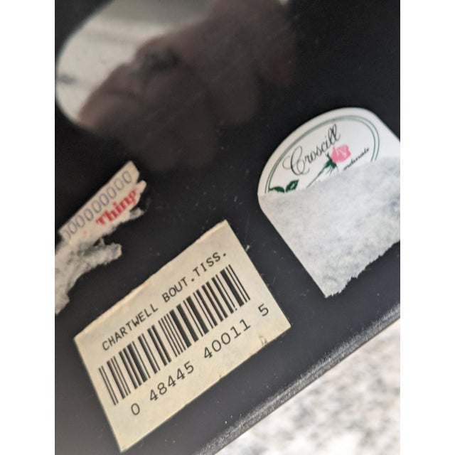 Vintage Shabby Chic Cottage Style Floral Tissue Box Cover For Sale - Image 10 of 11