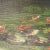 Blue Vintage Italian Landscape Oil Painting Signed Moretti For Sale - Image 8 of 12