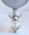 1930s French Art Deco 6-Light Chrome Chandelier With Stacked Glass Spheres; Attributed to Jacques Adnet For Sale - Image 5 of 7