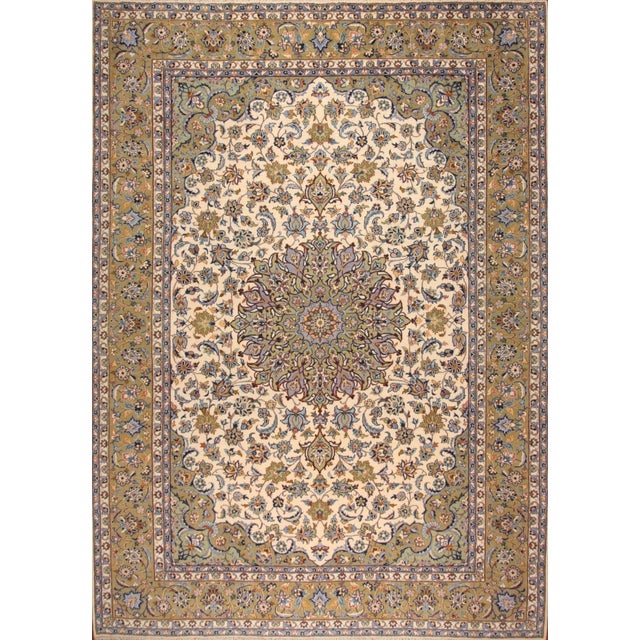 Middle Eastern Hand-Knotted Rug For Sale