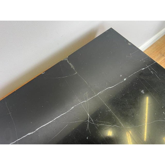 French Art Deco Bedside Tables with Marble Top, Set of 2 For Sale - Image 15 of 18