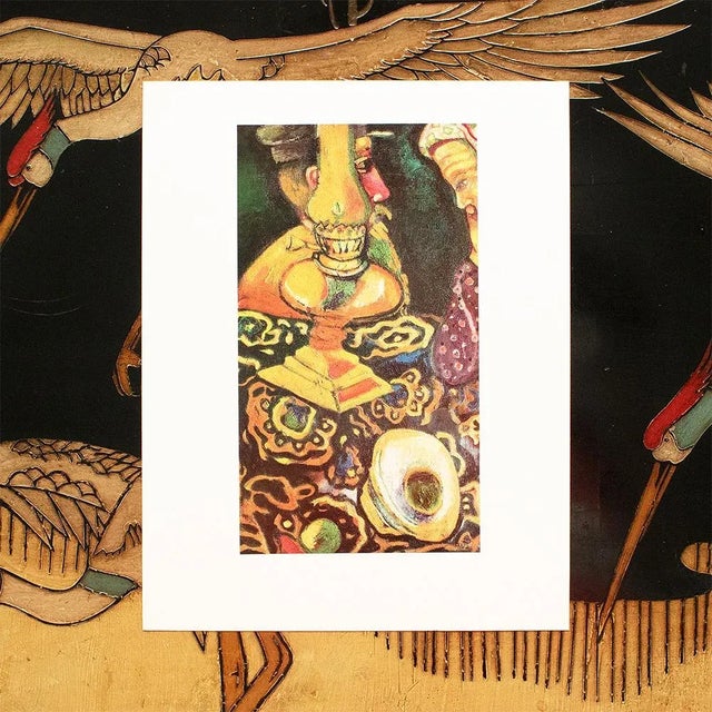 Modern 1972 After Marc Chagall "Still Life With Lamp", Full-Color Parisian Print For Sale - Image 3 of 7