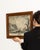 This 19th century print from France is an engraving, housed in a wood and glass frame. Its form follows honest, well-...
