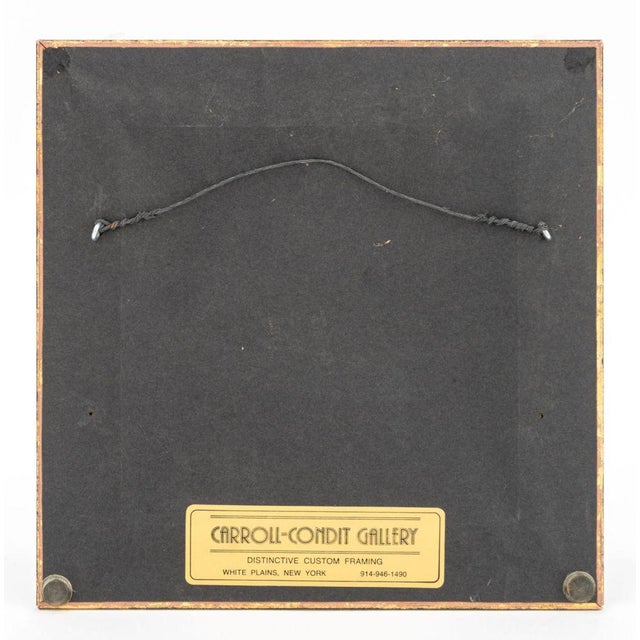 1920s Gilliot Hemiksem Art Nouveau Pottery Tile, c.1920 For Sale - Image 5 of 6