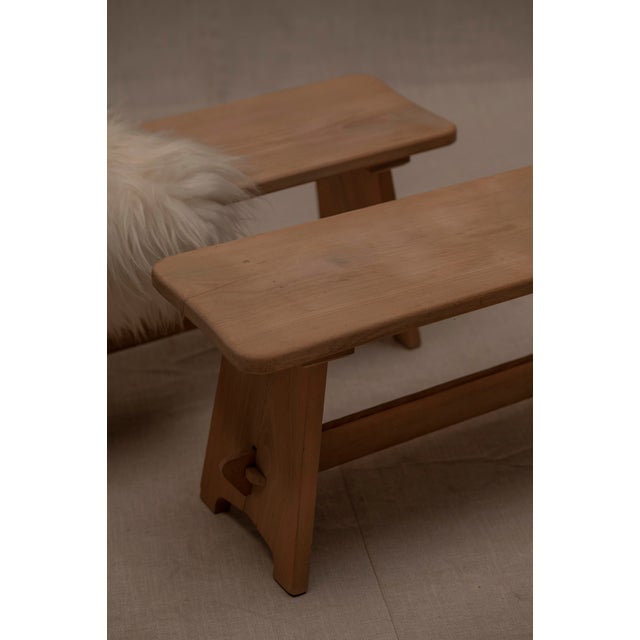 Brutalist Vintage Brutalist Benches, 1960s, Set of 2 For Sale - Image 3 of 13