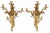 Louis XV French Wall Lights in Gilded Bronze, 1950s, Set of 2 For Sale
