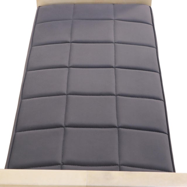 Jean-Michel Frank A Pair of Large Parchment Covered Upholstered Benches in the Manner of Jean-Michel Frank. Contemporary For Sale - Image 4 of 6