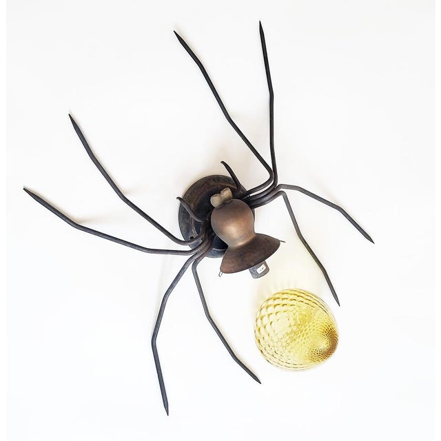 Modern Italian Spider Wall Light, 1950s For Sale - Image 10 of 12