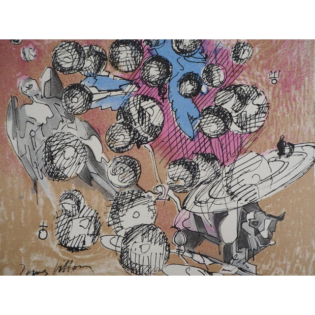 Jacques Villon, Mondes, Lithograph For Sale - Image 4 of 7