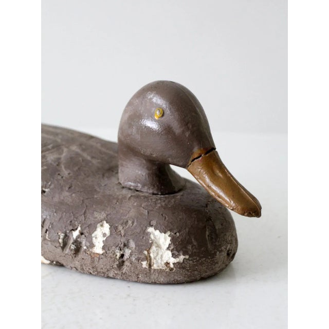 Vintage Foam Duck Decoy For Sale - Image 4 of 9