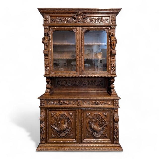 Renaissance Hunting and Fishing Buffet For Sale - Image 17 of 17