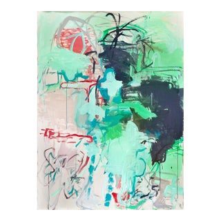 Contemporary Abstract Acrylic on Canvas "Keep Going!" by Macha Poynder For Sale