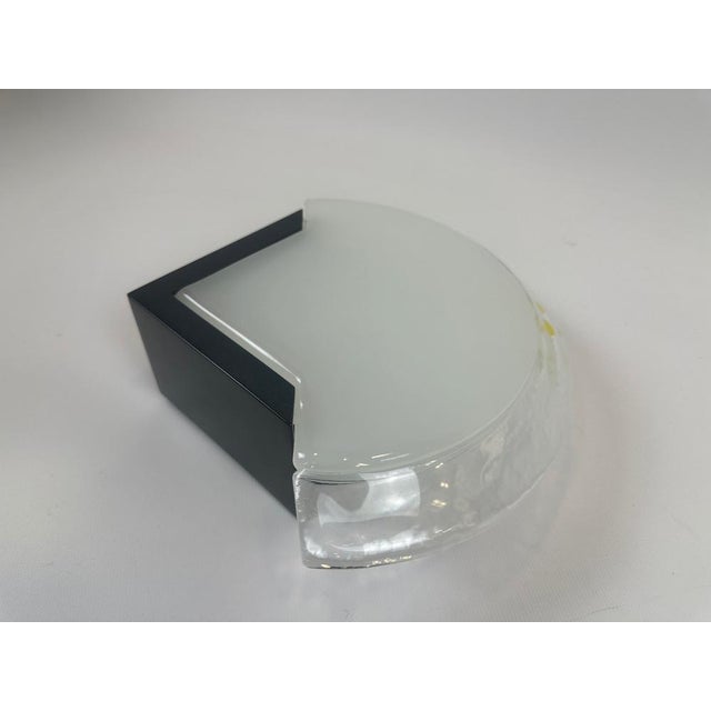 Wall Lamps with Murano Glass from Leucos, 1980s, Set of 3 For Sale - Image 10 of 18