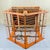 Orange Japanned Metal Bird Cage, Hand-Painted, Circa 1900-1920 For Sale - Image 16 of 18