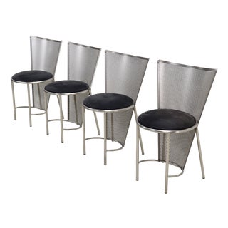 Sevilla Chairs by Frans Van Praet for Belgo Chrom, Belgium, 1992, Set of 4 For Sale