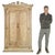 Majestic and steeped in history, this antique Indian solid wood door stands out for its remarkable proportions and refined...